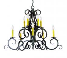 2nd Avenue Designs White 116225 - 32" Wide Anassa 10 Light Chandelier