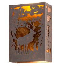 2nd Avenue Designs White 120788 - 10"W Deer Wall Sconce