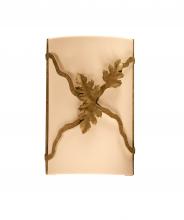 2nd Avenue Designs White 134378 - 8" Wide Fauna Wall Sconce