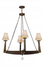 2nd Avenue Designs White 143889 - 42" Wide Arendal 4 Light Chandelier