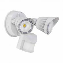 Westgate MFG C1 SL-20W-MCT-WH-P - 20W 3CCT 30/40/50K WHITE 2-HEADS SECURITY LIGHT - WITH MOTION SENSOR