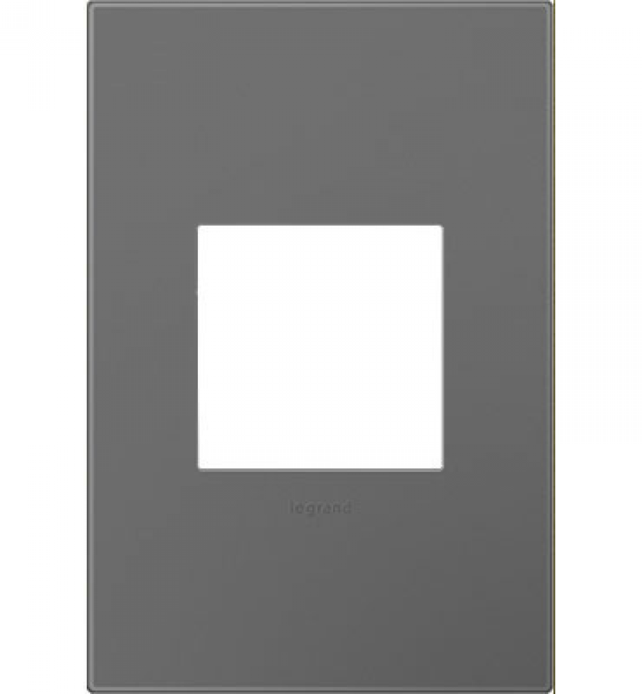 adorne? Magnesium One-Gang Screwless Wall Plate with Microban?
