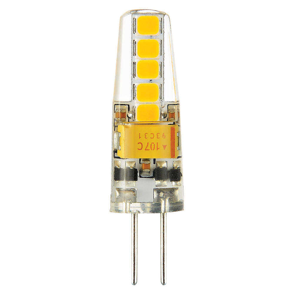 Let Shah lindre 2W Clear LED G4/Bi-Pin Base Bulb 200 Lumens, 3000K (40 pack) : 202501A |  LBU Lighting