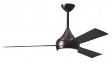 Matthews Fan Company DA-BB-BB - Donaire wet location 3-Blade paddle fan constructed of 316 Marine Grade Stainless Steel