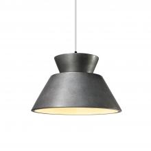 Justice Design Group CER-6420-ANTS-MBLK-RIGID-LED1-700 - Trapezoid 1-Light LED Pendant