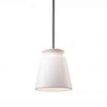 Justice Design Group CER-6425-MAT-NCKL-RIGID - Small Trapezoid Pendant