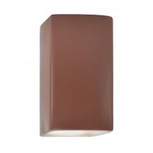 Justice Design Group CER-0915-CLAY-LED1-1000 - Small LED Rectangle - Open Top & Bottom