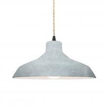 Justice Design Group CER-6263-CONC-MBLK-BEIG-TWST-LED1-700 - Medium Loft LED Pendant