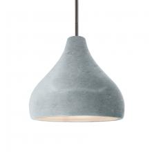 Justice Design Group CER-6563-CONC-NCKL-RIGID-LED1-700 - Medium Droplet LED Pendant
