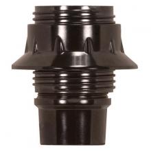 Satco Products Inc. 80/1094 - Candelabra European Style Socket; Brown Phenolic; 4 Piece; Full Uno Thread and Ring; 1/8 IP Screw