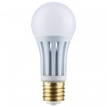 Satco Products Inc. S11492 - 10/22/34 Watt PS25 LED Three-Way Lamp; E39d Mogul Base; 4000K; White Finish; 120 Volt