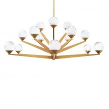 Modern Forms US Online PD-82042-AB - Double Bubble Chandelier Light