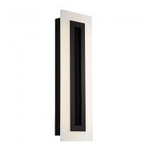 Modern Forms US Online WS-W46824-BK - Shadow Outdoor Wall Sconce Light