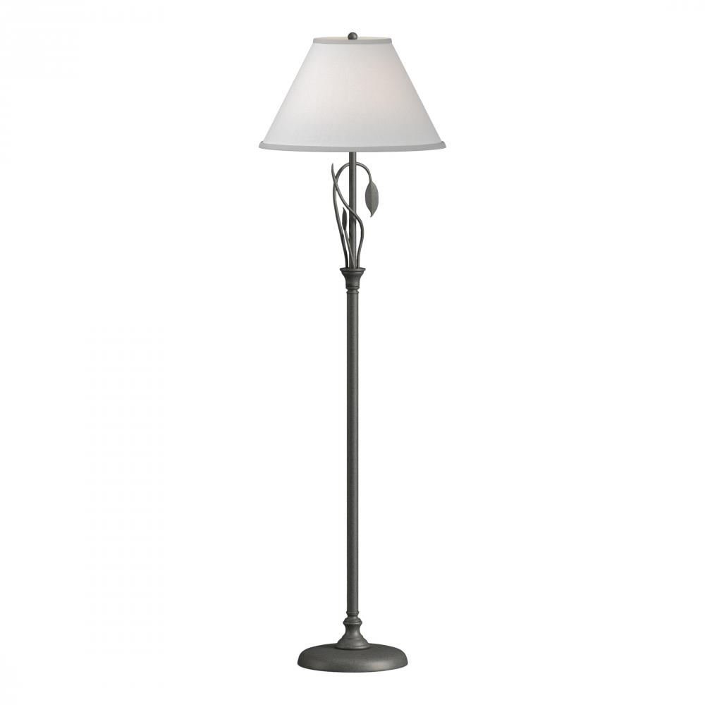 Hubbardton Forge Forged Leaves and Vase Floor Lamp