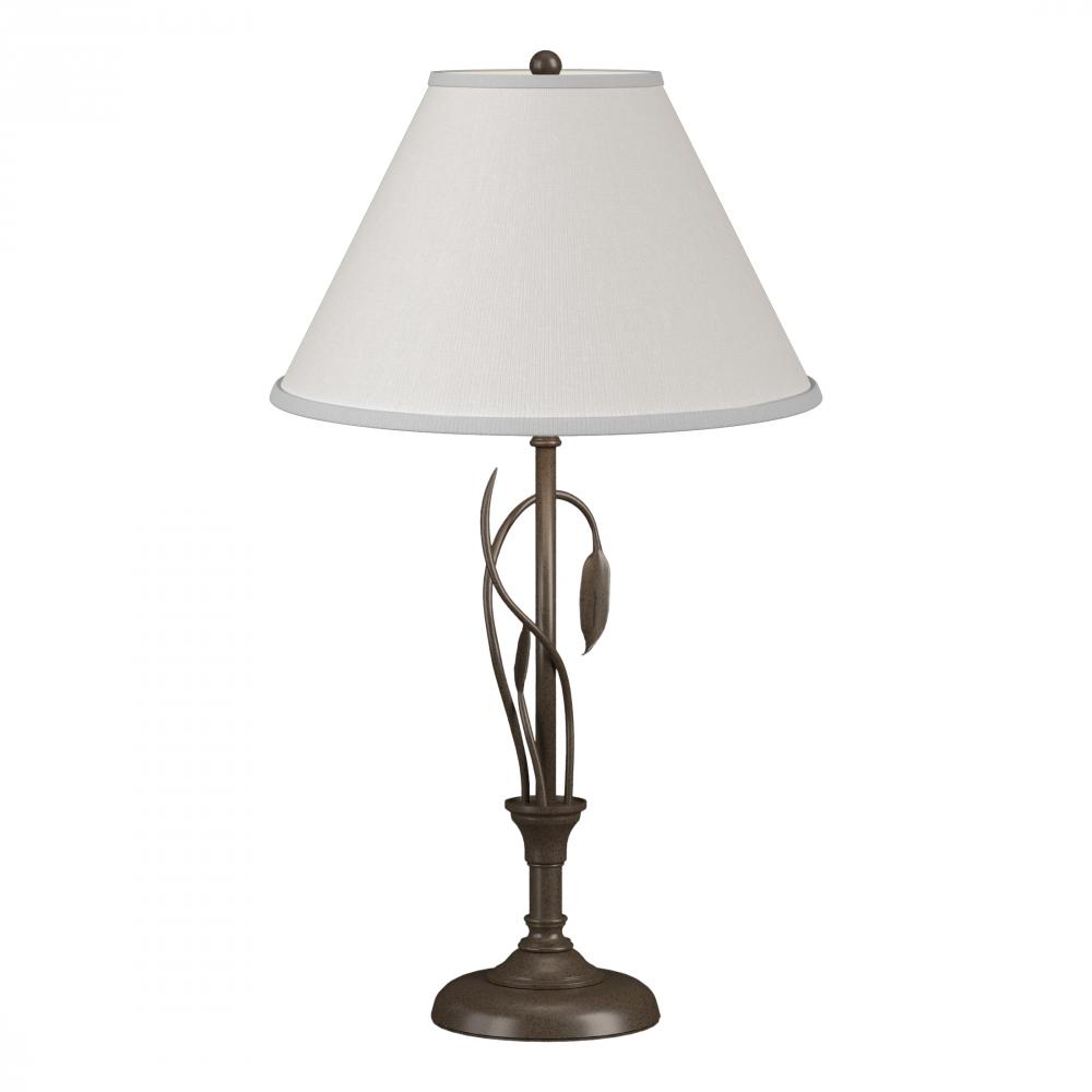 Hubbardton Forge Forged Leaves and Vase Table Lamp