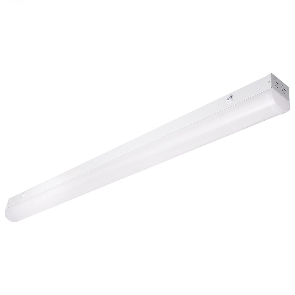 4 ft. LED; Linear Strip Light; Wattage and CCT Selectable; White Finish; Microwave Sensor